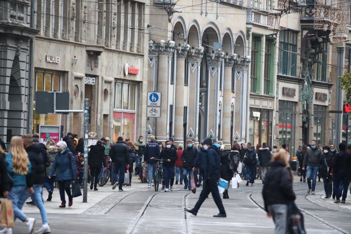 Corona Demo Innenstadt Erfurt