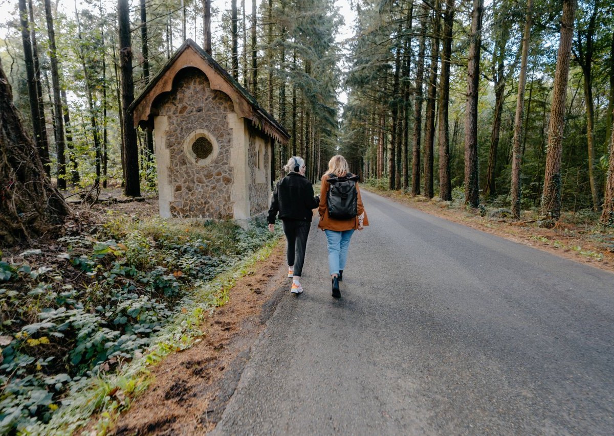 Mädchen Spaziergang Erfurt