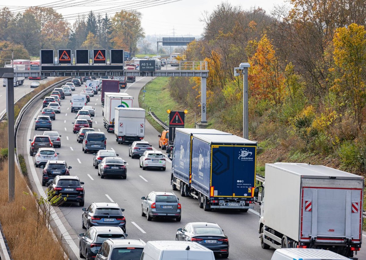 Autobahn Stau