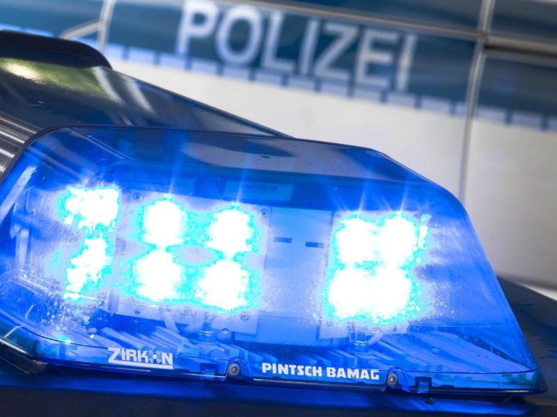 Blaulicht eines Polizeiwagens.