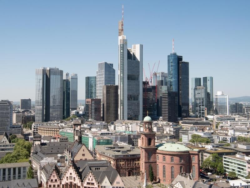 Der Commerzbank-Tower in Frankfurt ist Deutschlands höchstes Hochhaus. 