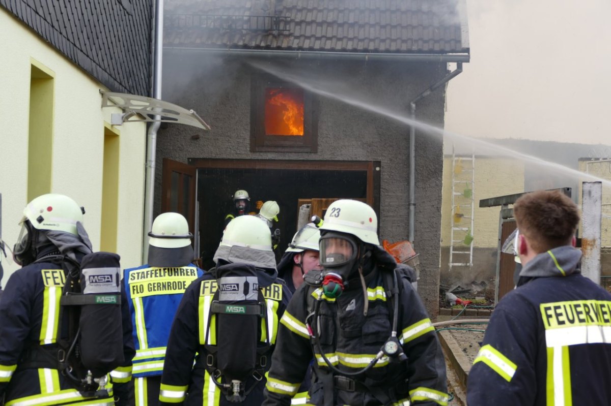 Brand in Gernrode