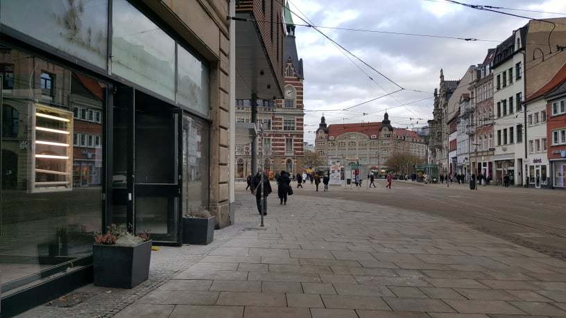 Hier gibt's keine Burger mehr! Die Burger King-Filiale am Anger in Erfurt ist dicht.