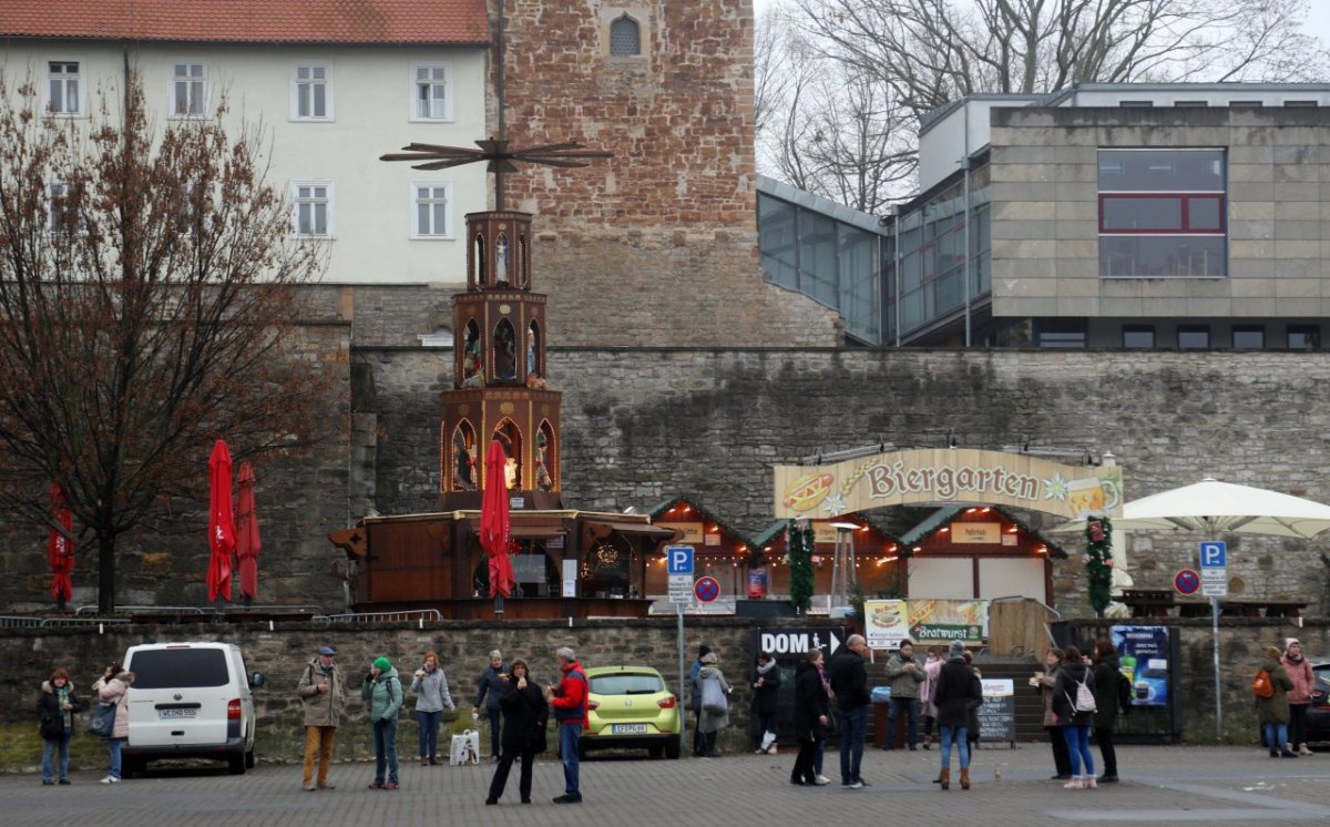 Domplatz erfurt glühwein