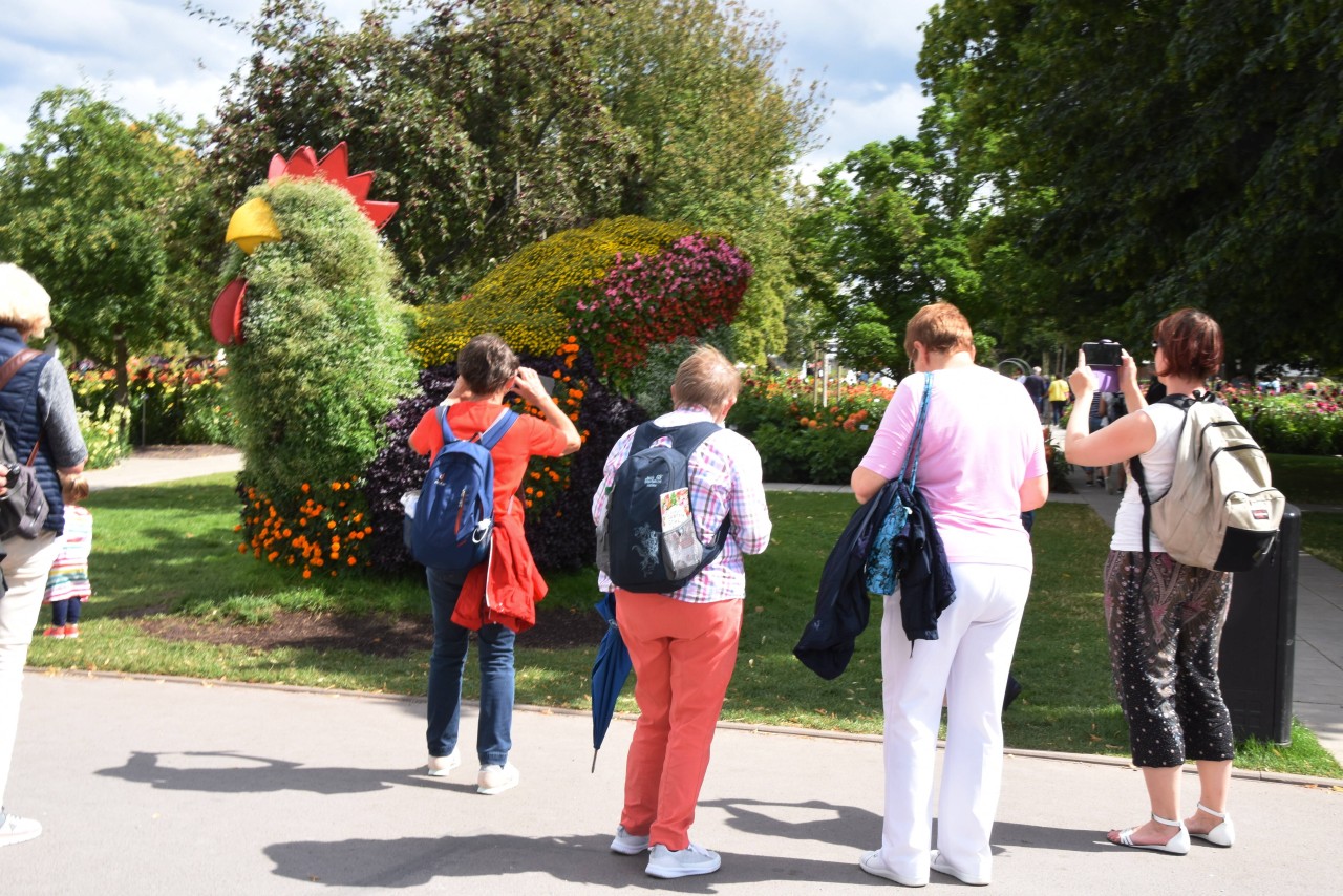 Erfurt: Für die Buga musste einiges im Ega-Park geändert werden. (Archivbild) 