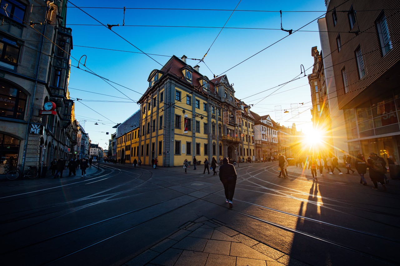 Der Anger in Erfurt setzt richtig einen drauf, wenn es um den Preis pro Quadratmeter geht.