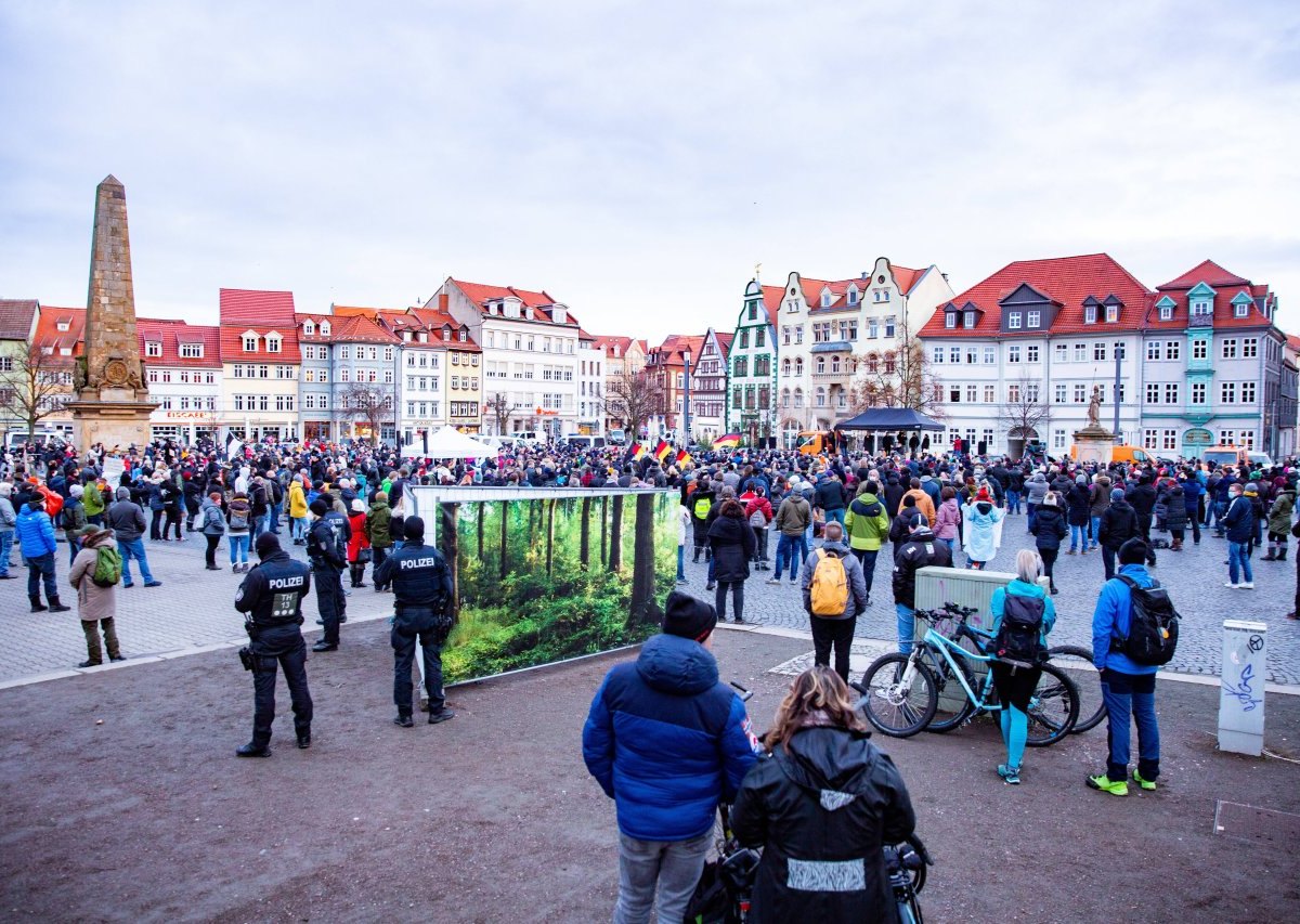 Erfurt-Domplatz-Demo