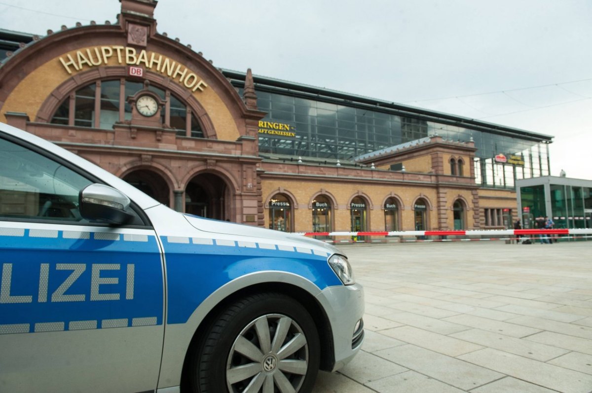 Erfurt Hauptbahnhof Polizei