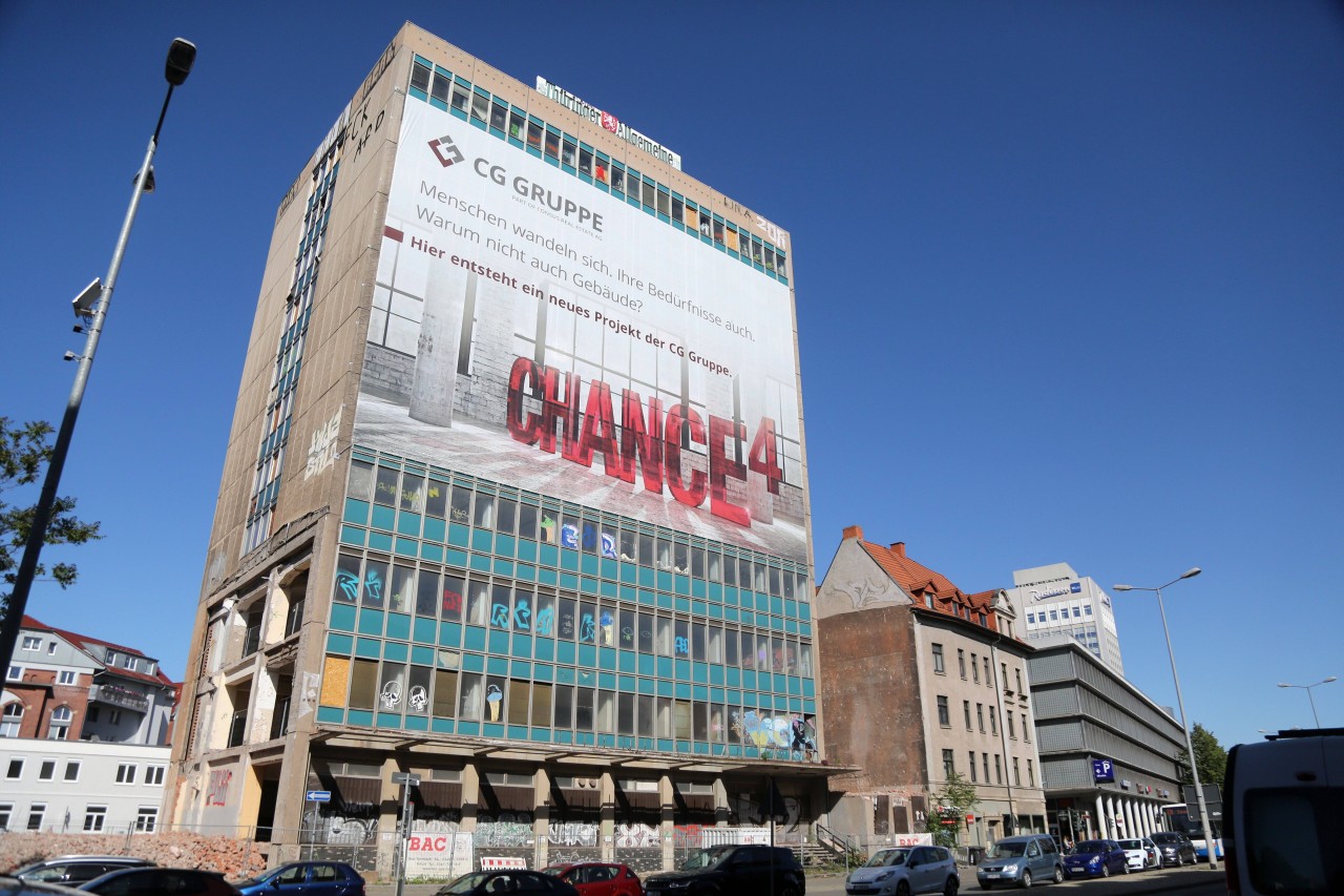 Erfurt: Das ehemalige TA-Hochhaus gehört seit drei Jahren der Gröner Group. (Archivfoto)