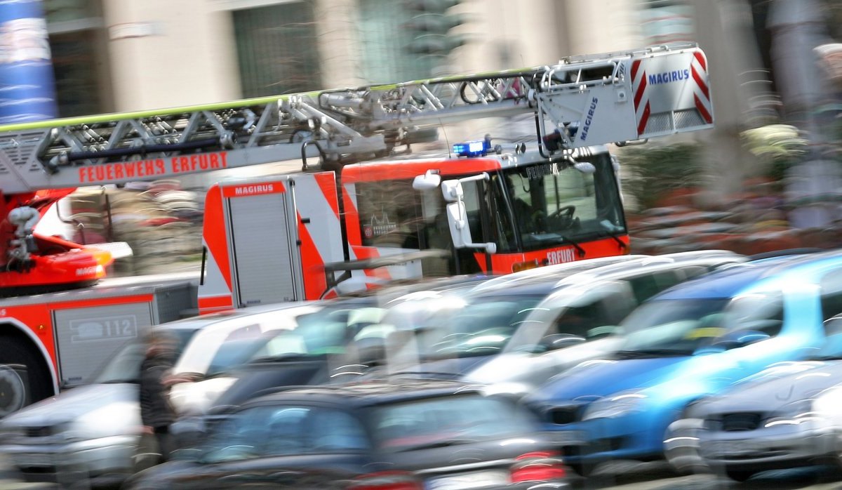 Feuerwehr Erfurt im Einsatz