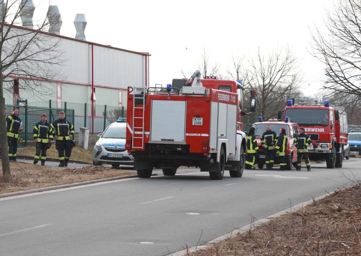 Gift-Unfall in Gewerbegebiet in Greußen