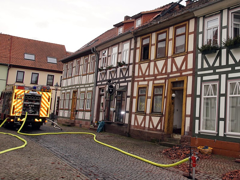 Großer Schaden durch Häuserbrand in Heiligenstadt