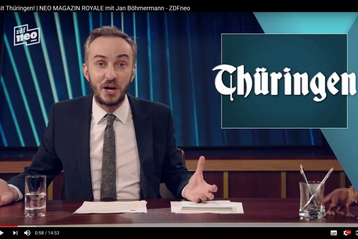 Jan Böhmermann Thüringen Neo Magazin Royale