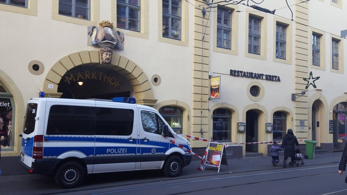 LKA untersucht Restaurant Kreta in Erfurt nach Feuer