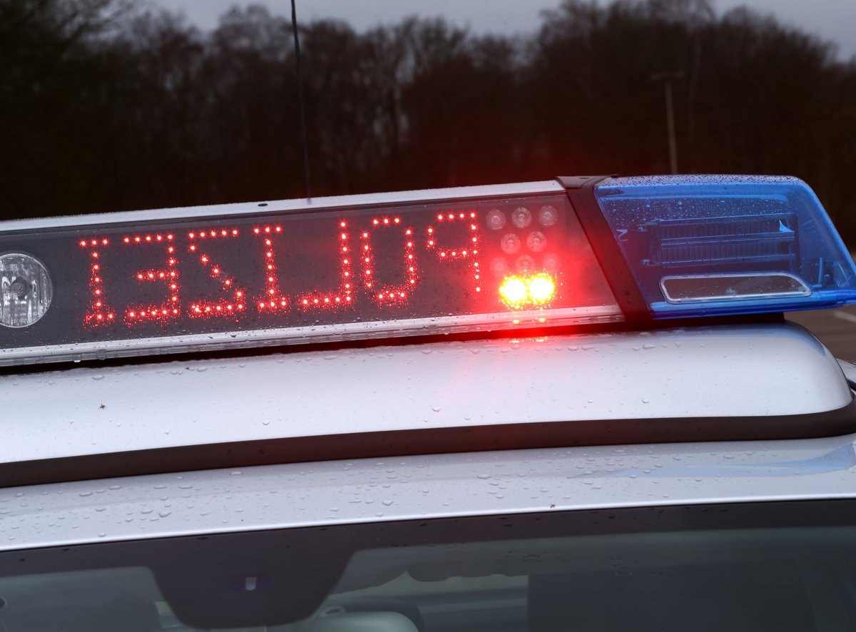 Lichtsignal der Polizei