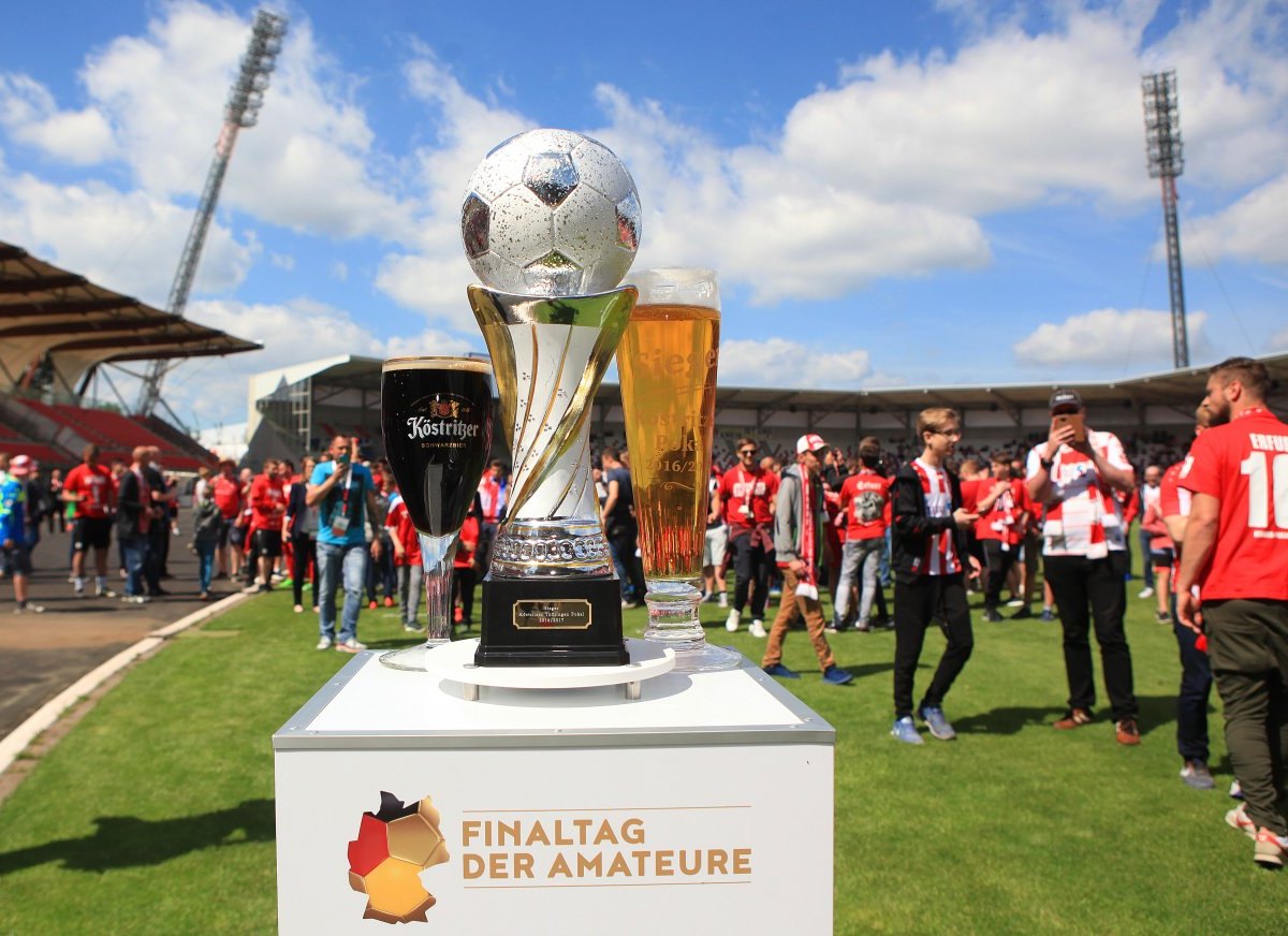 Rot-Weiß Erfurt gewinnt Thüringenpokal 2017