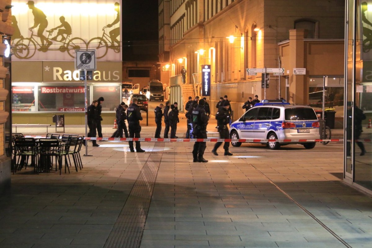 Schüsse der Polizei am Hauptbahnhof Erfurt