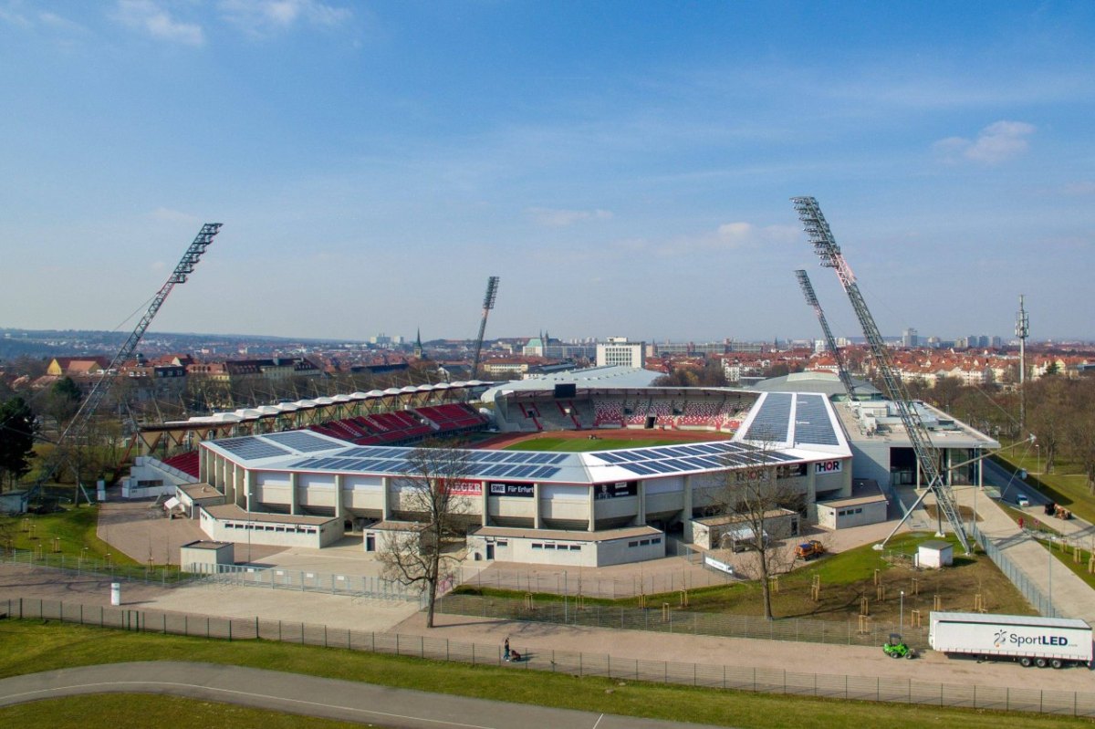 Steigerwaldstadion in Erfurt - Arena