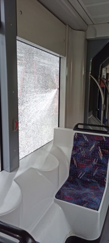 Auf eine Straßenbahn und einen Bus ist in Erfurt geschossen worden. 