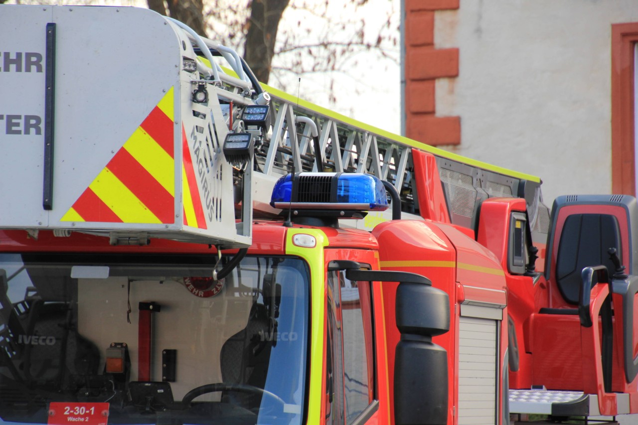 Mit einer Drehleiter holte die Feuerwehr Thüringen die Puppe herunter. (Symbolbild)