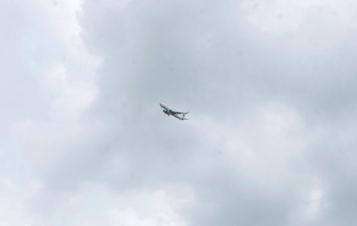 Trainingsflug über Erfurt