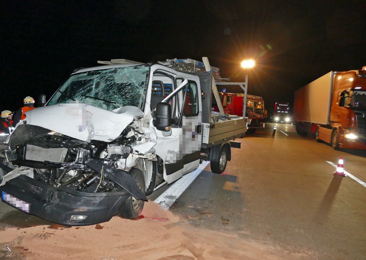 Unfall A38 Leinefelde Heiligenstadt