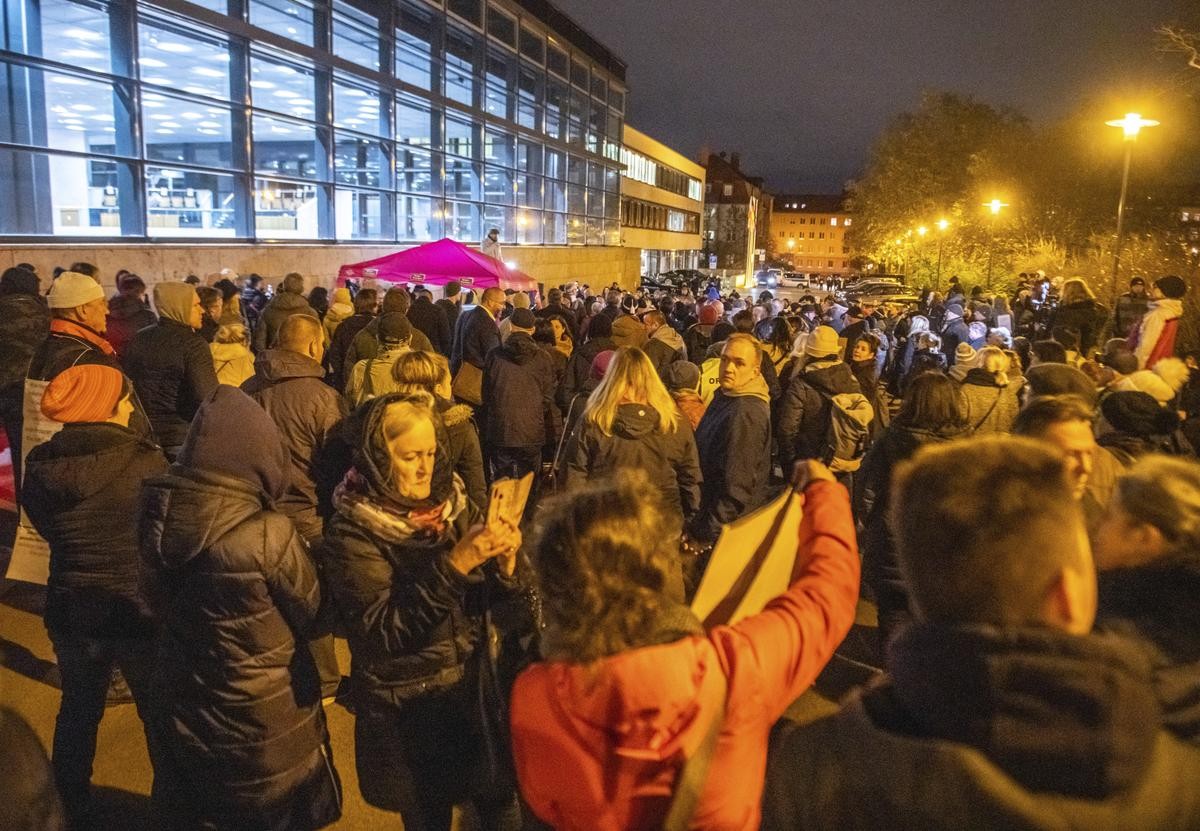 Corona in Thüringen: Auch im November protestierten Menschen in Erfurt gegen die Maßnahmen. (Archiv)