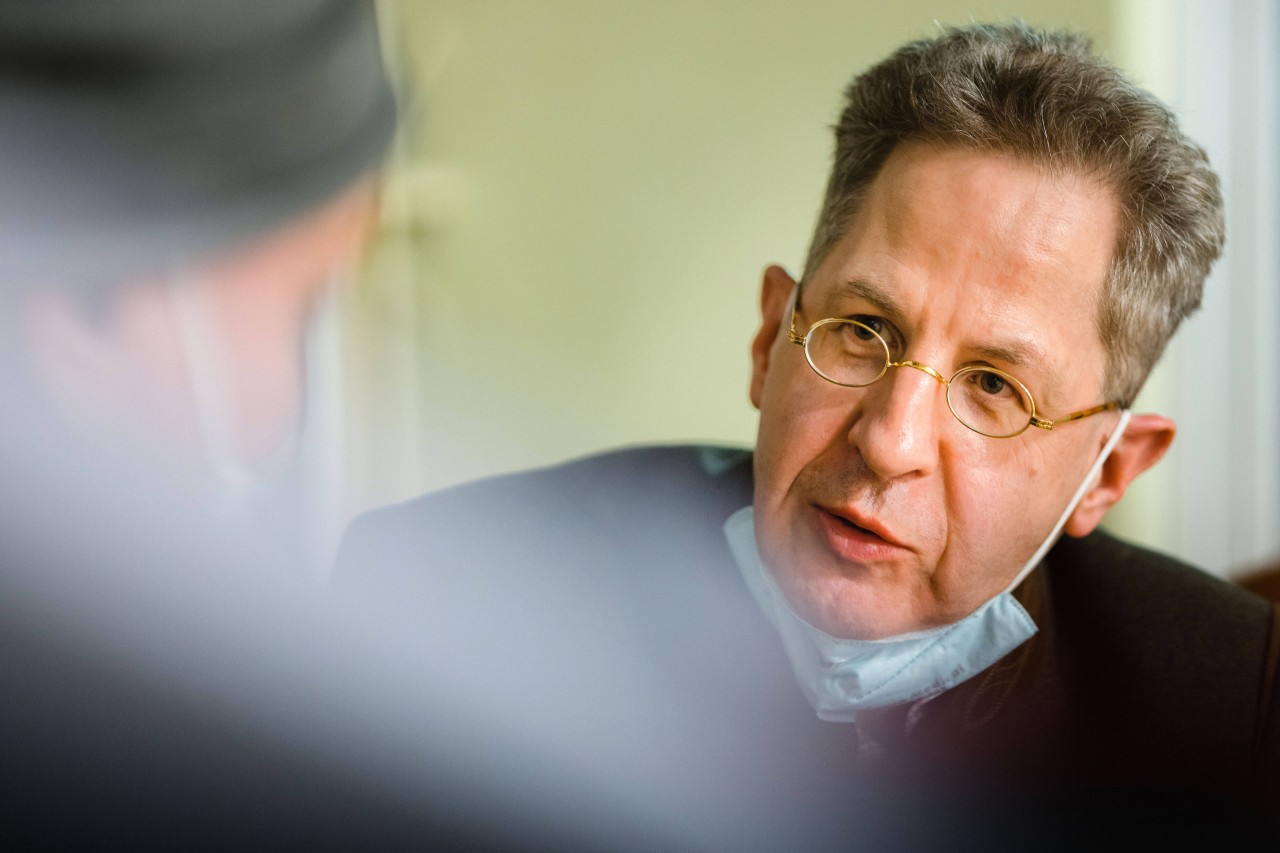 Hans-Georg Maaßen wird von einer Partei angegriffen. (Archivbild)