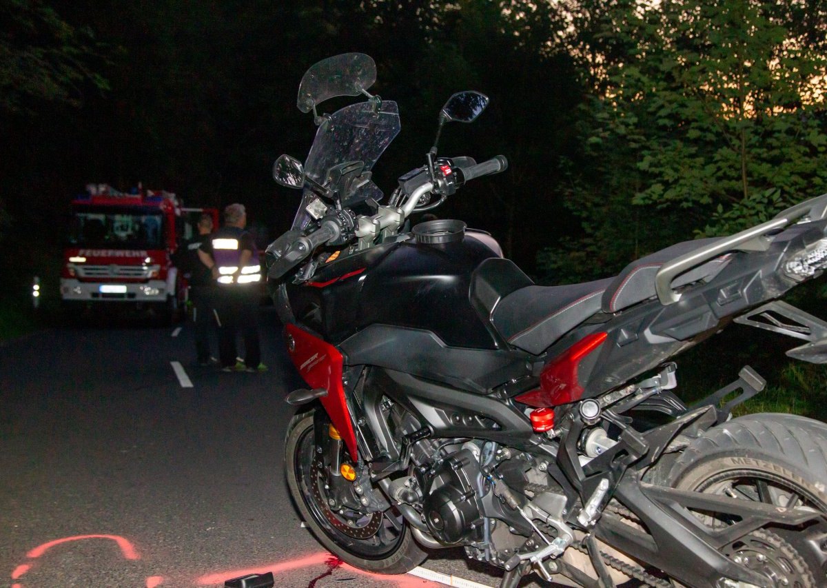 motorrad unfall motorradfahrer hildburghausen gießübel