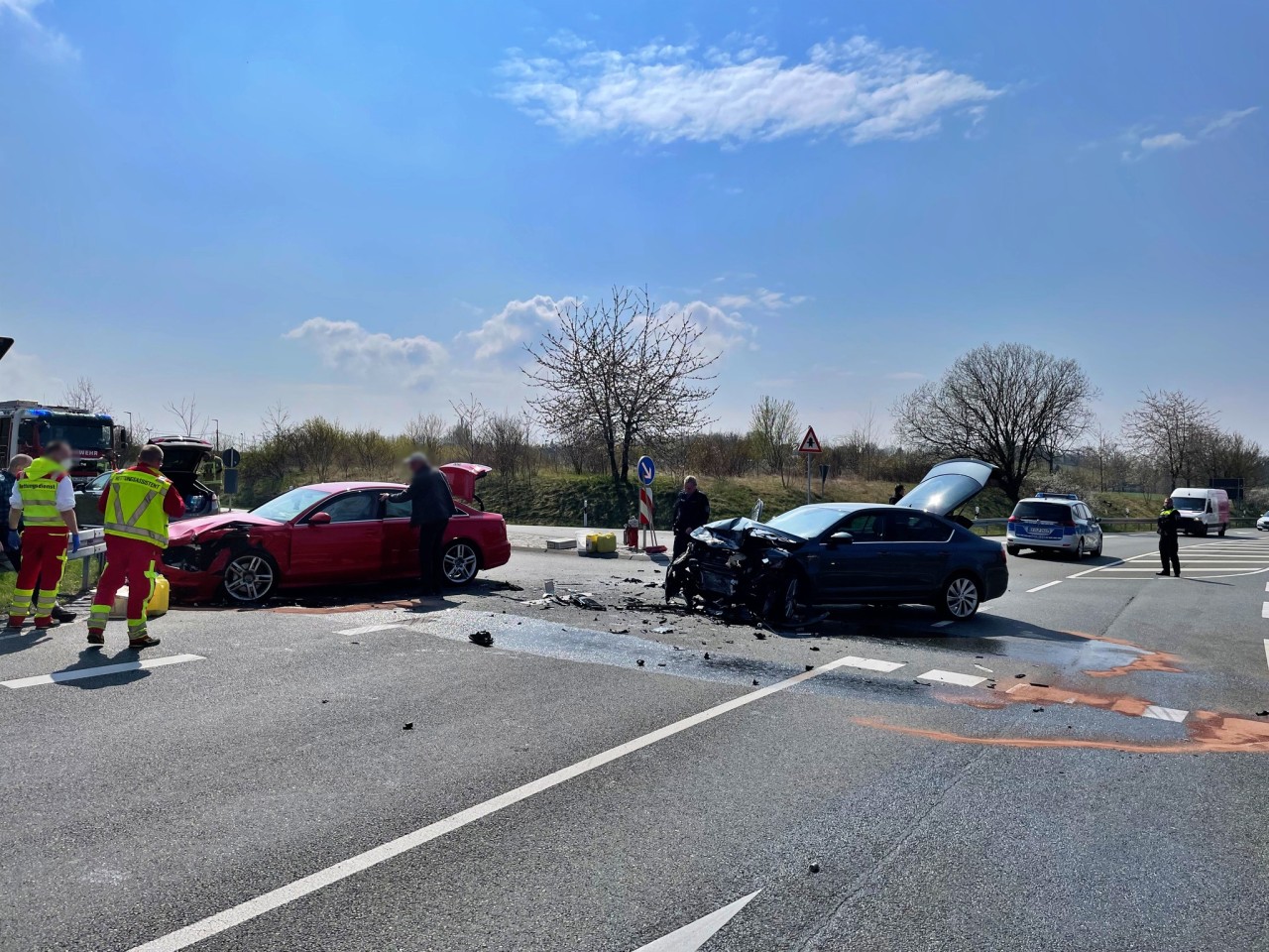 Heftiger Unfall in Thüringen! 