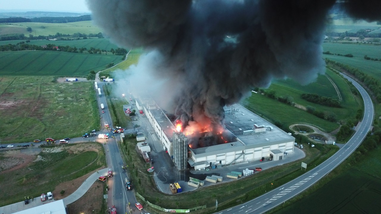 Backstube Panem aus Thüringen steht in Flammen! 