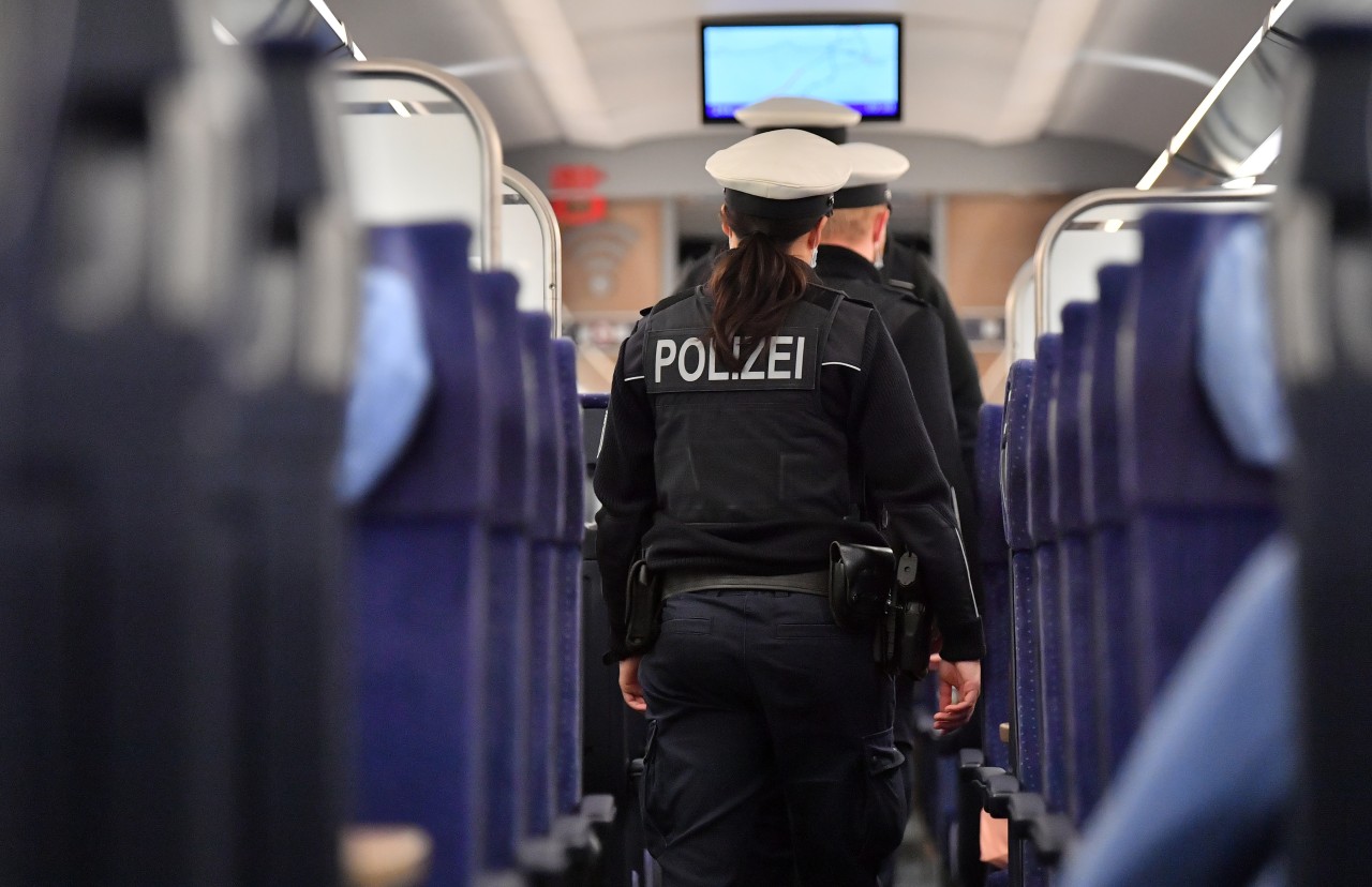 Die Bundespolizei hatte in einem Zug in Thüringen alle Hände voll zu tun. (Symbolbild)