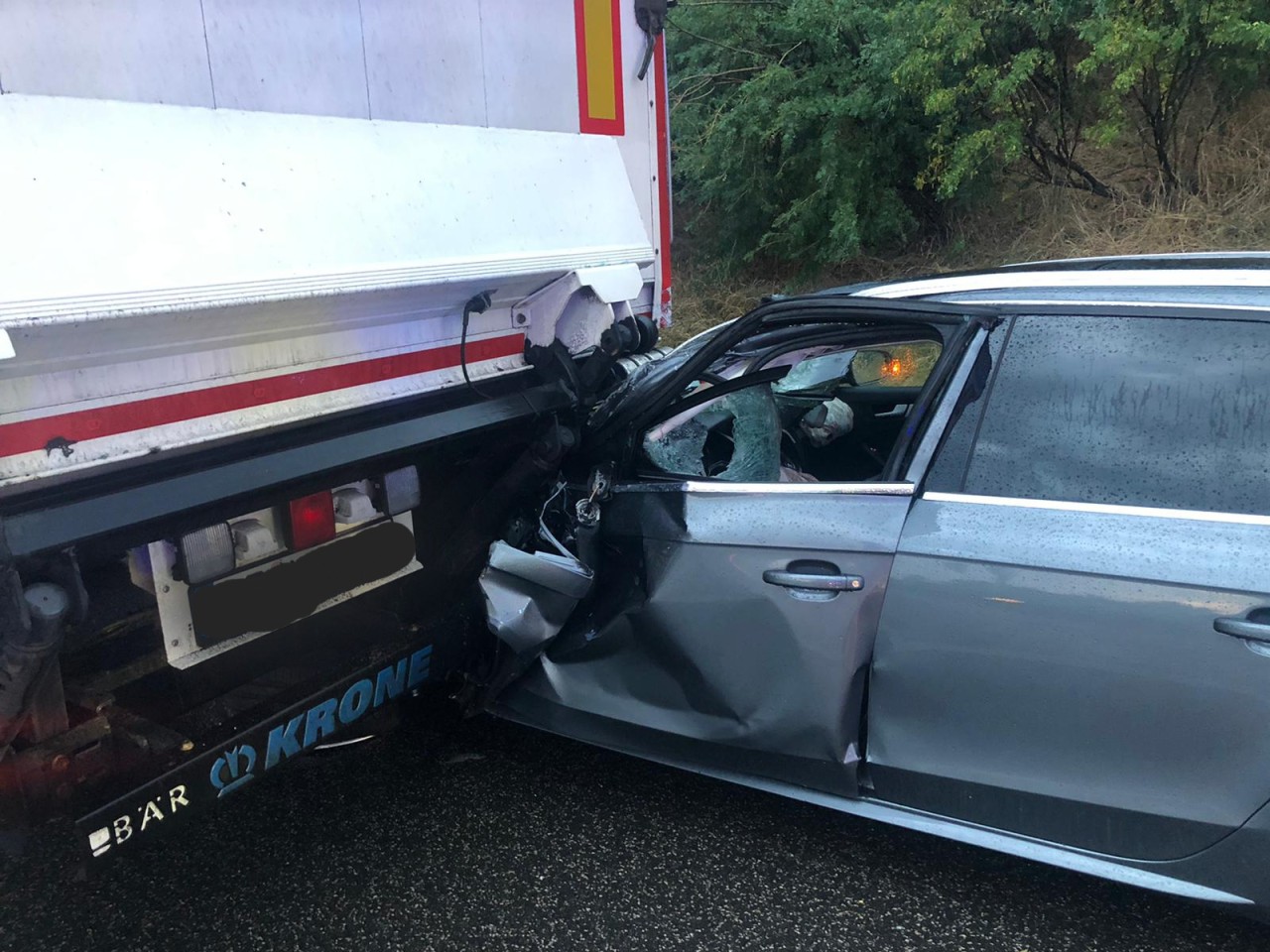 Schlimmer Unfall auf der A4 bei Weimar!