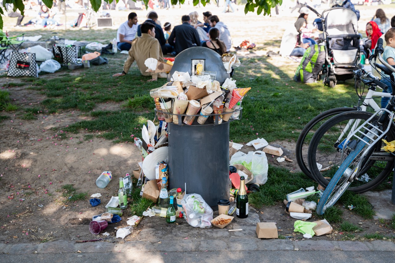 Immer mehr Verpackungsmüll wird in den Thüringer Parks liegen gelassen. (Symbolbild)