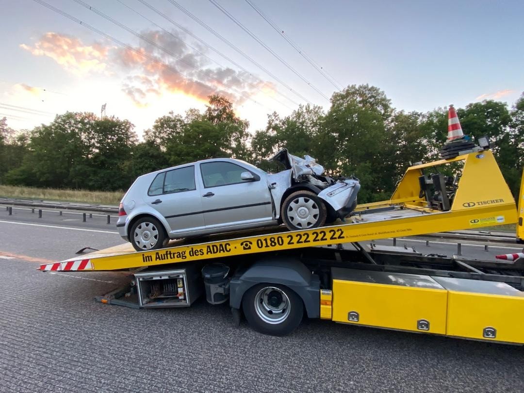 Schwerer Unfall auf der A4 bei Erfurt! 