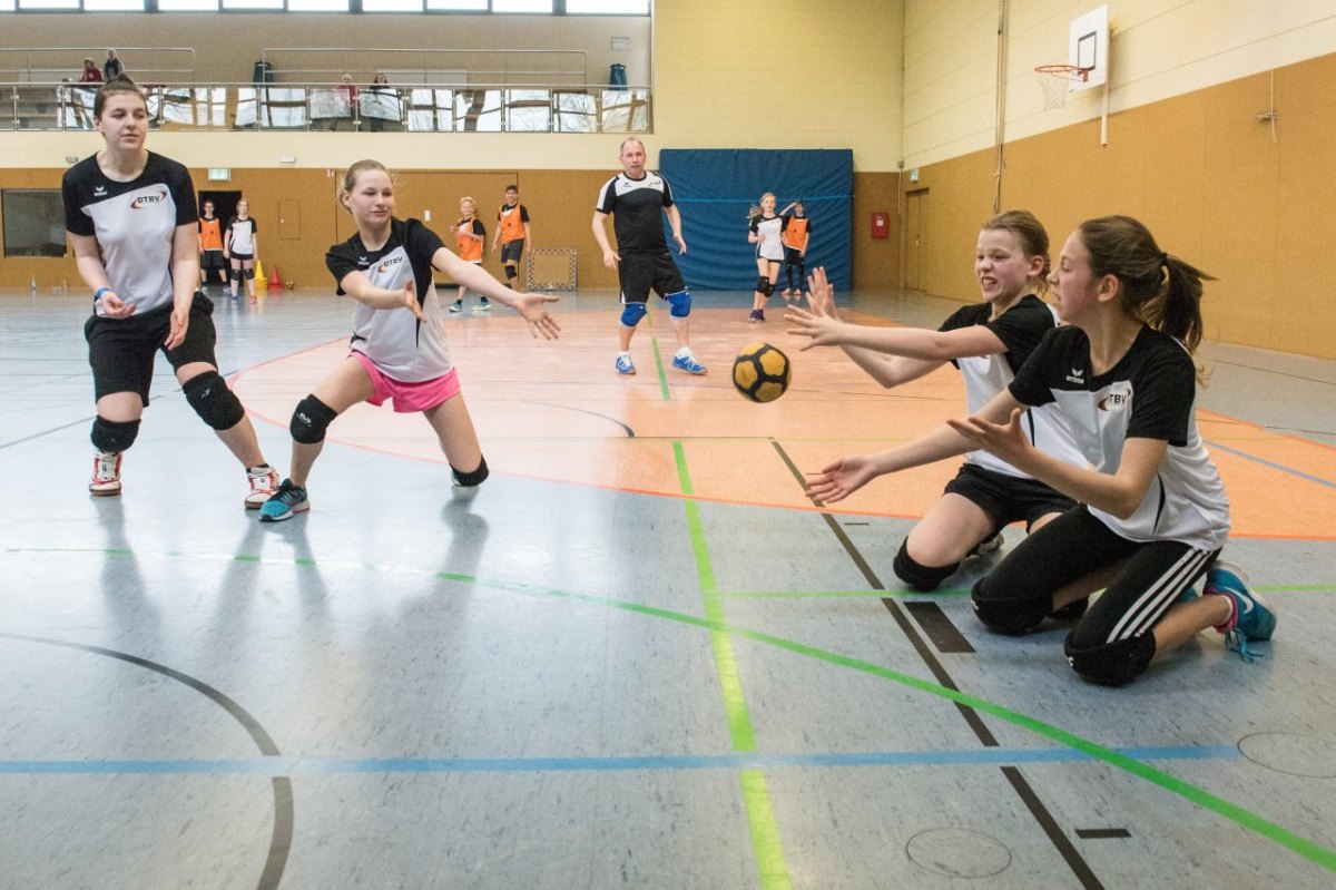 Tchoukball-Training in Weimar