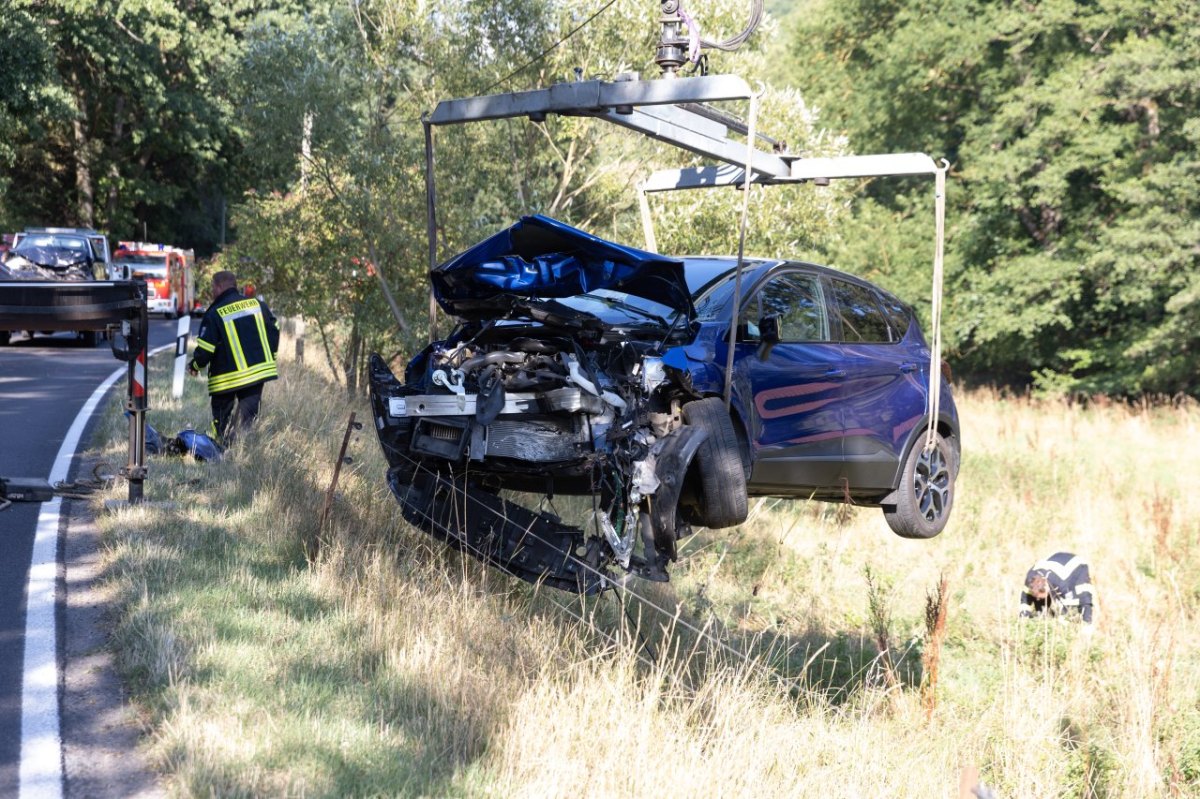 Thüringen Unfall Schmalkalden