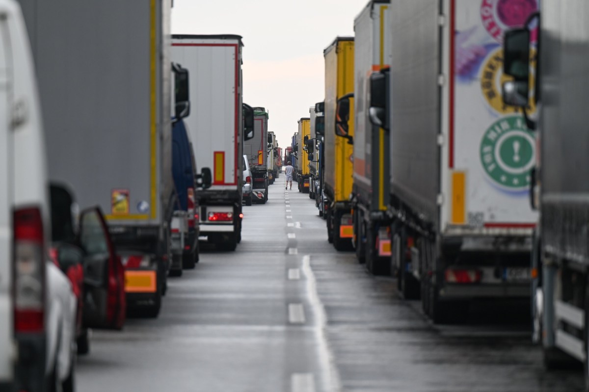 A4 in Thüringen Stau