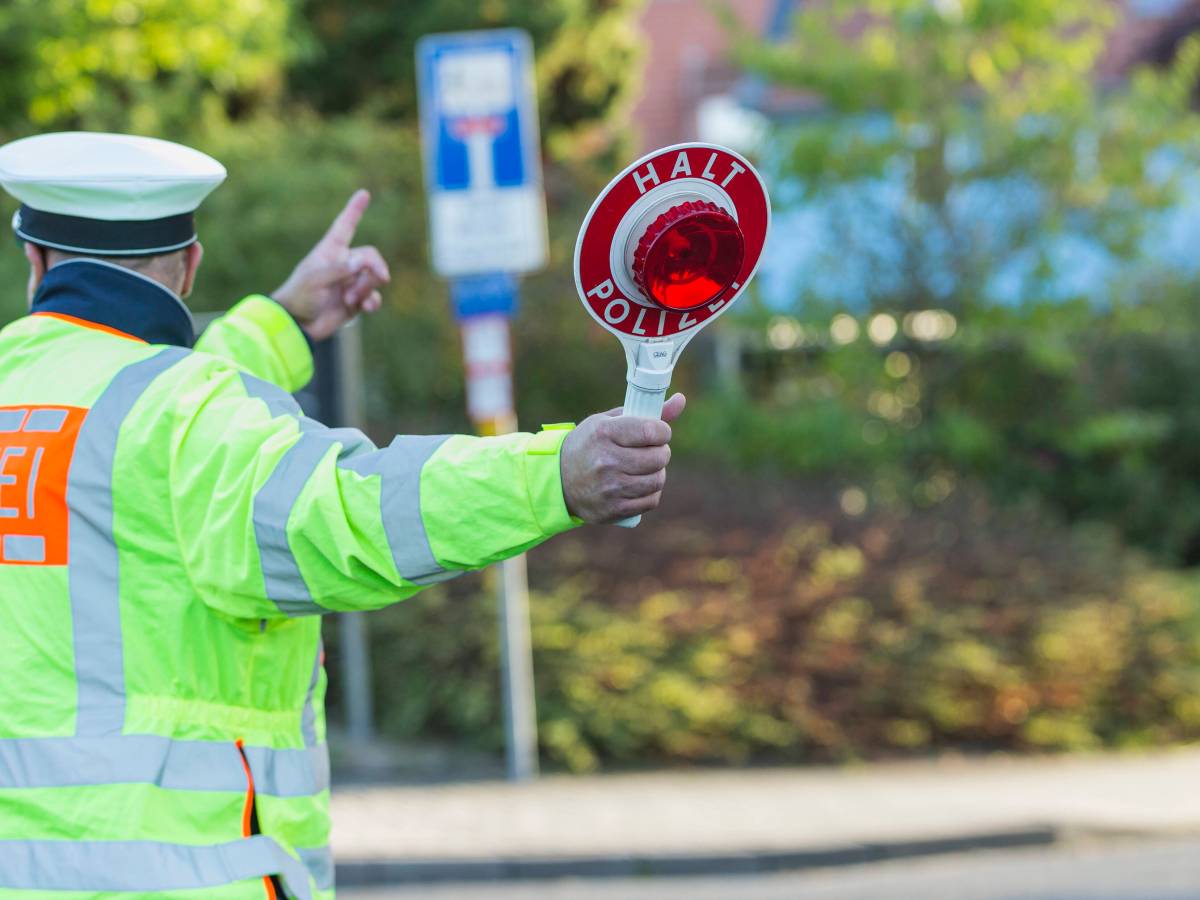 Heftige Szenen bei einer Polizeikontrolle in Erfurt