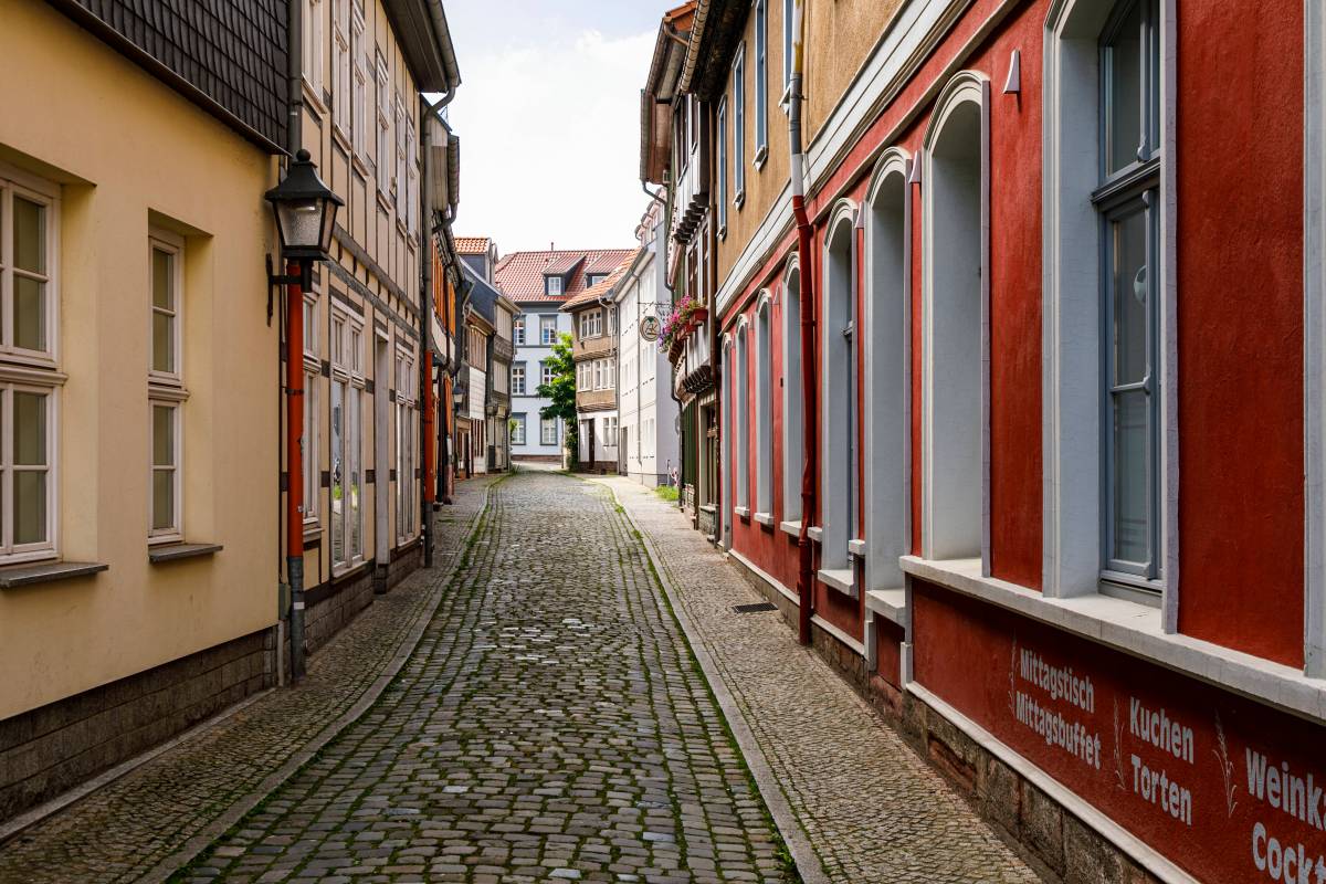 Blick in die Nordhausener Altstadt