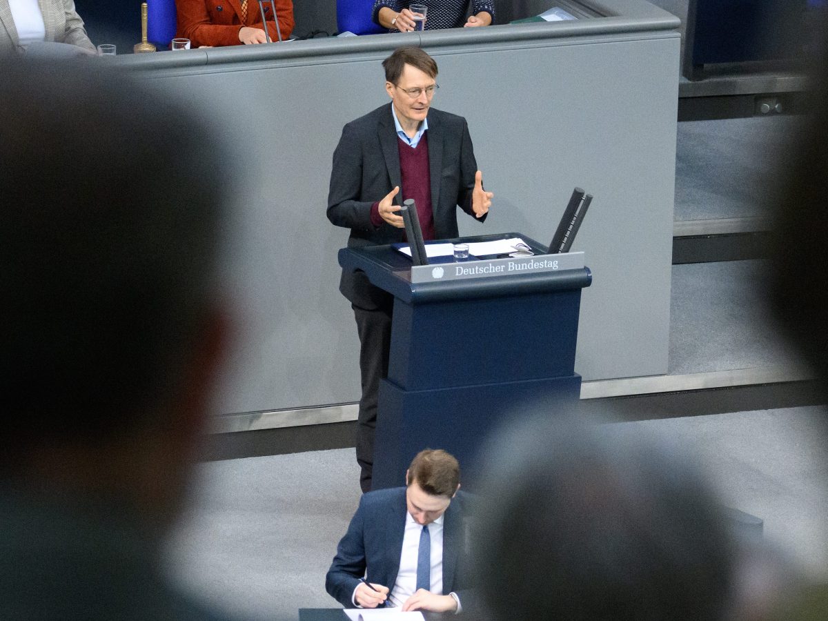 Corona in Thüringen Karl Lauterbach im Bundestag