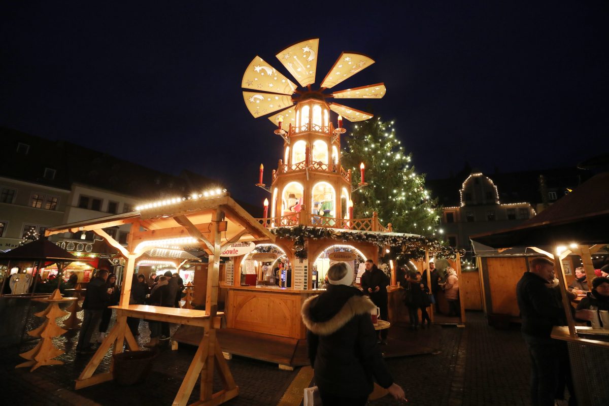 Der Weihnachtsmarkt Weimar startete mit Hindernissen.