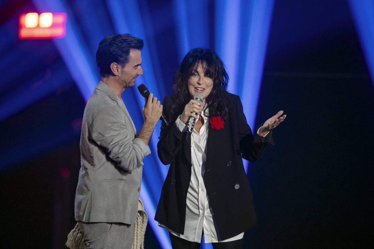 Florian Silbereisen und Nena singen auf der BÃ¼hne