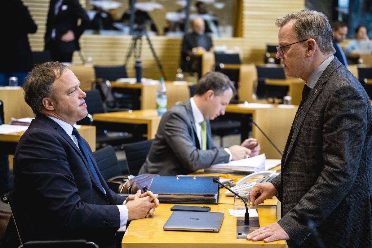 Bodo Ramelow (Linke) freut sich fÃ¼r die deutsche Nationalmannschaft. Die CDU ThÃ¼ringen kontert. Was wiederum gar nicht gut ankommt...