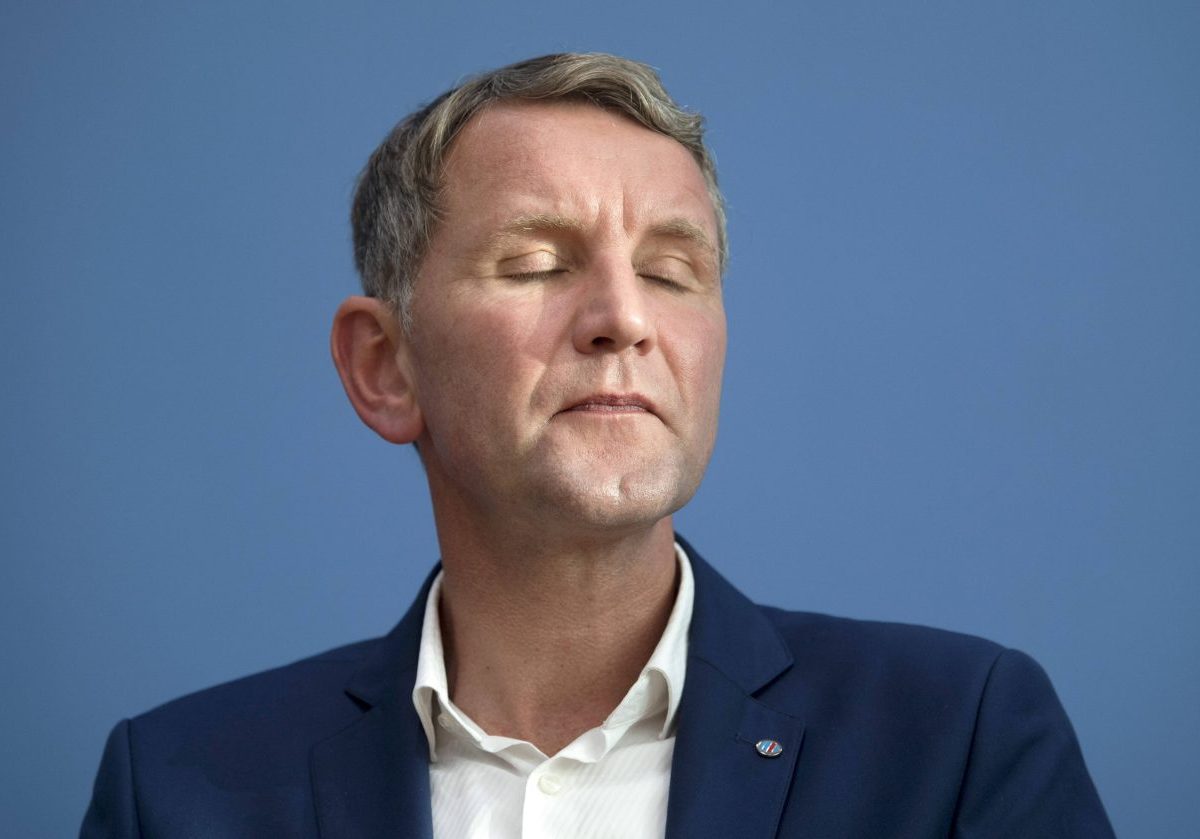 MÃ¼de vor der ThÃ¼ringen-Wahl: BjÃ¶rn HÃ¶cke.