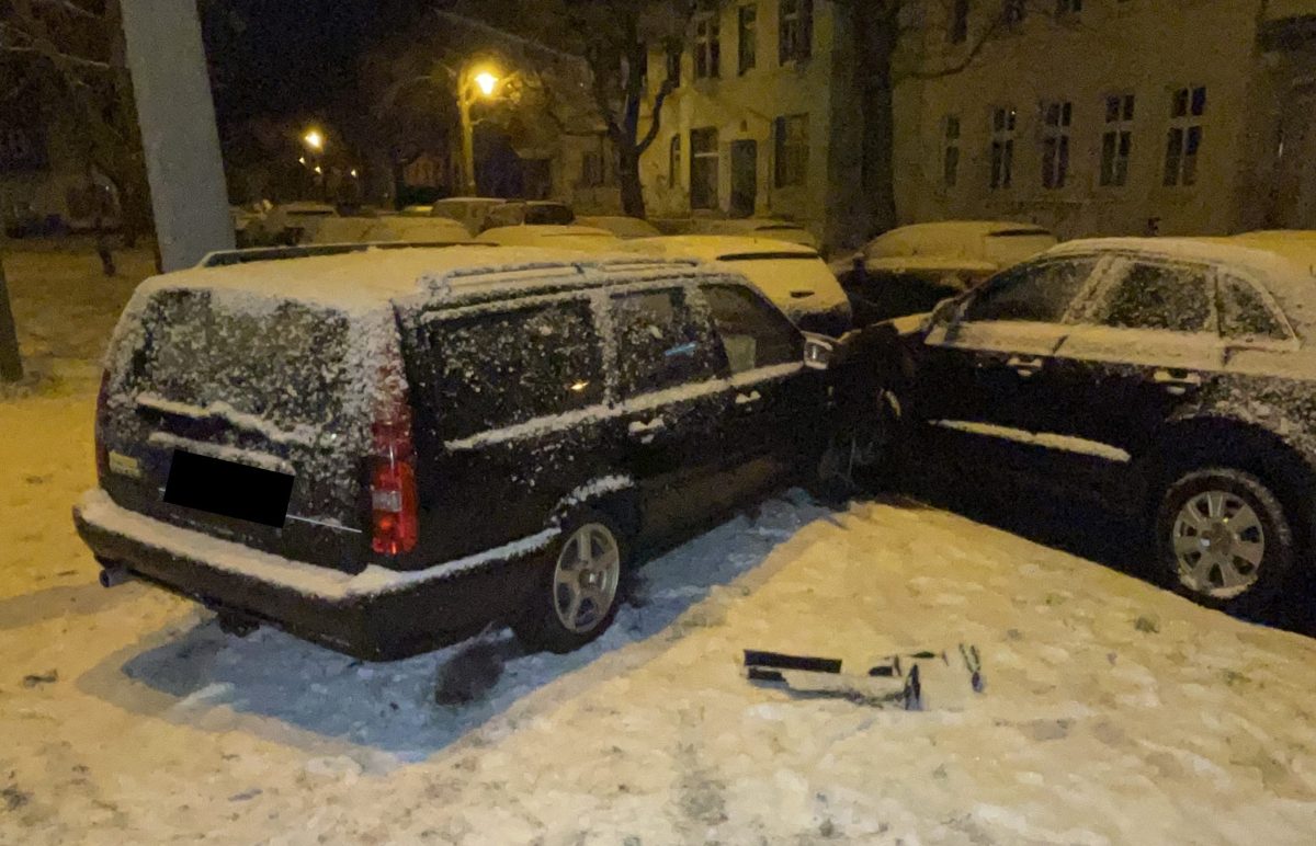 Auf der Stauffenbergallee in Erfurt hat es gekracht.