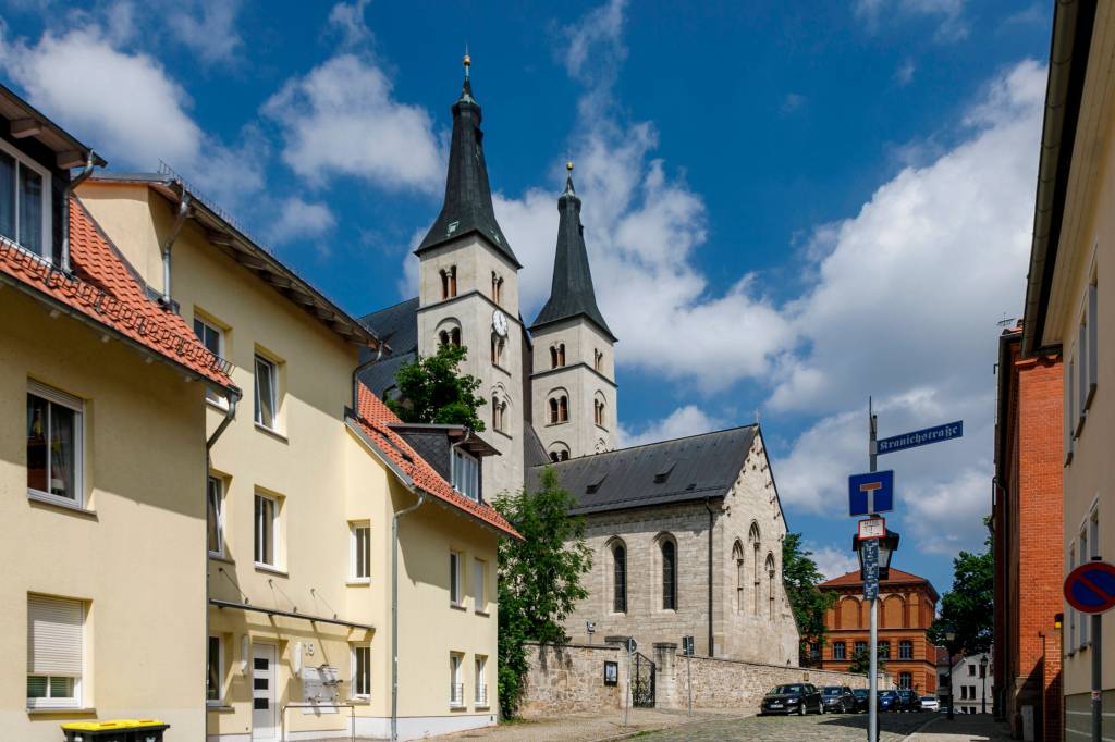 Nordhäuser Dom, auch Dom zum Heiligen Kreuz Nordhausen genannt, in der historischen Altstadt