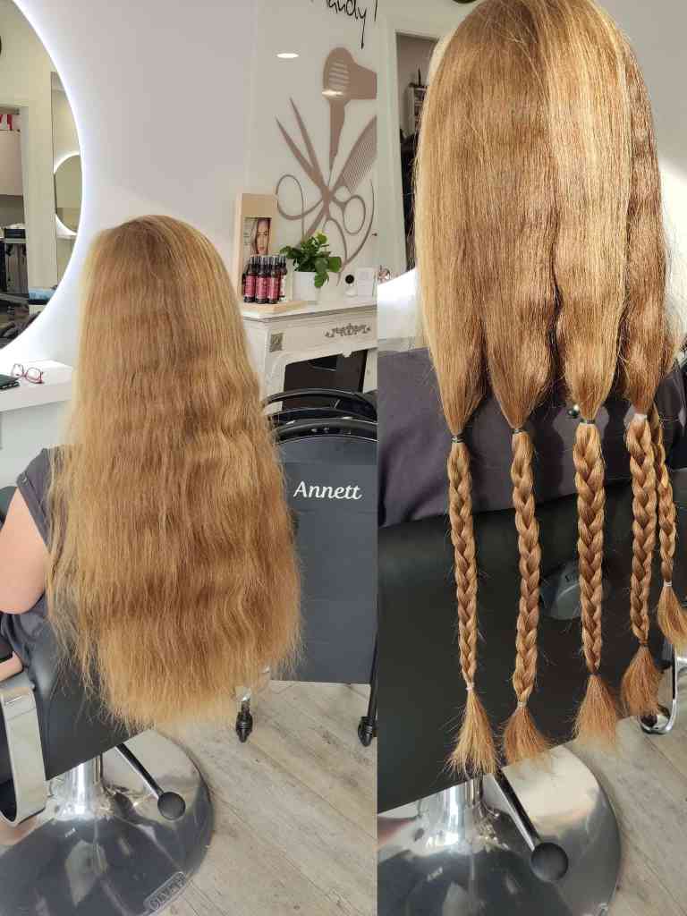 Die einzige Bedingung: Die Haare sollen 25 Zentimeter lang sein.