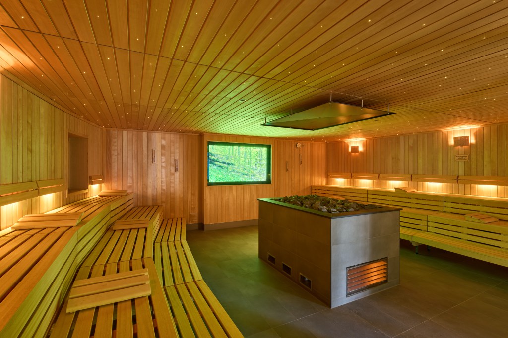 Entdeckersauna im Vitalpark von Innen