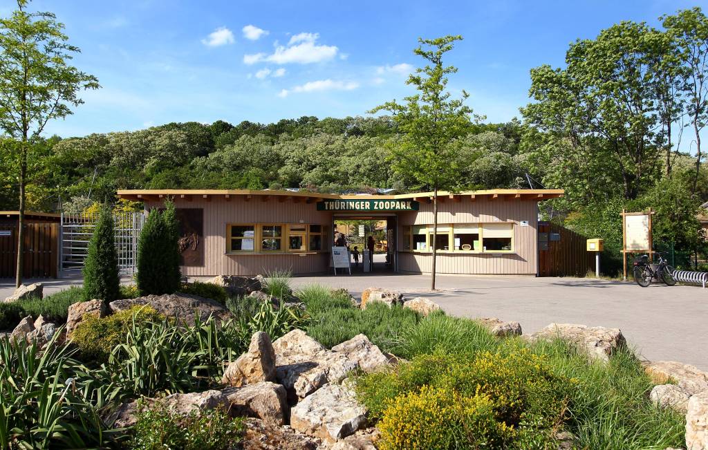 Eingang Zoopark Erfurt